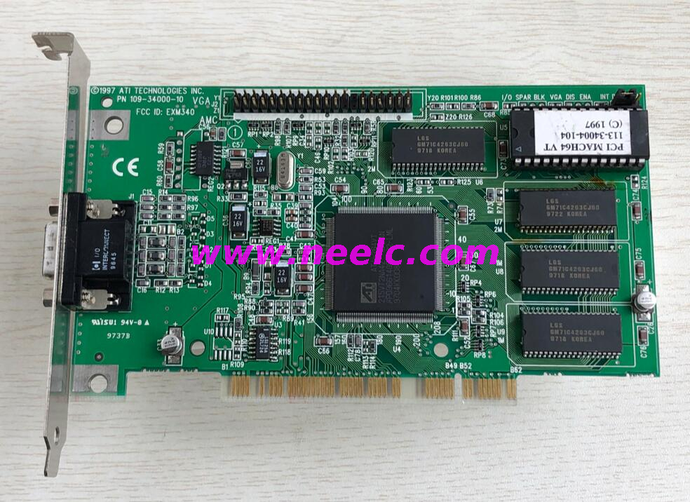 ATI RAGE 264VT MACH64 109-34000-10 2M PCI card New and original